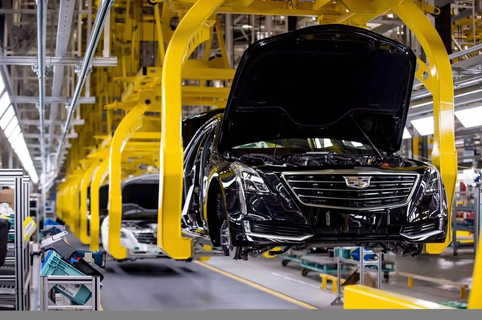 Rendszer épületekhez Shanghaiban GM Cadillac