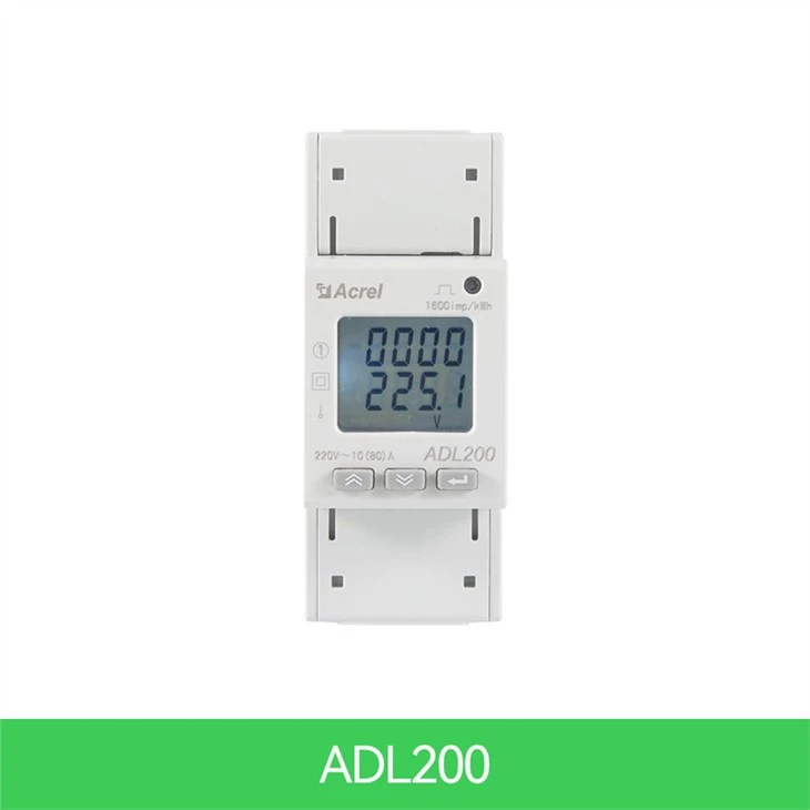Egyfázisú Din Rail Kwh mérő