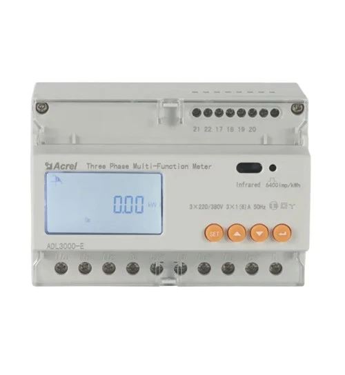 Háromfázisú Din Rail KWh mérő