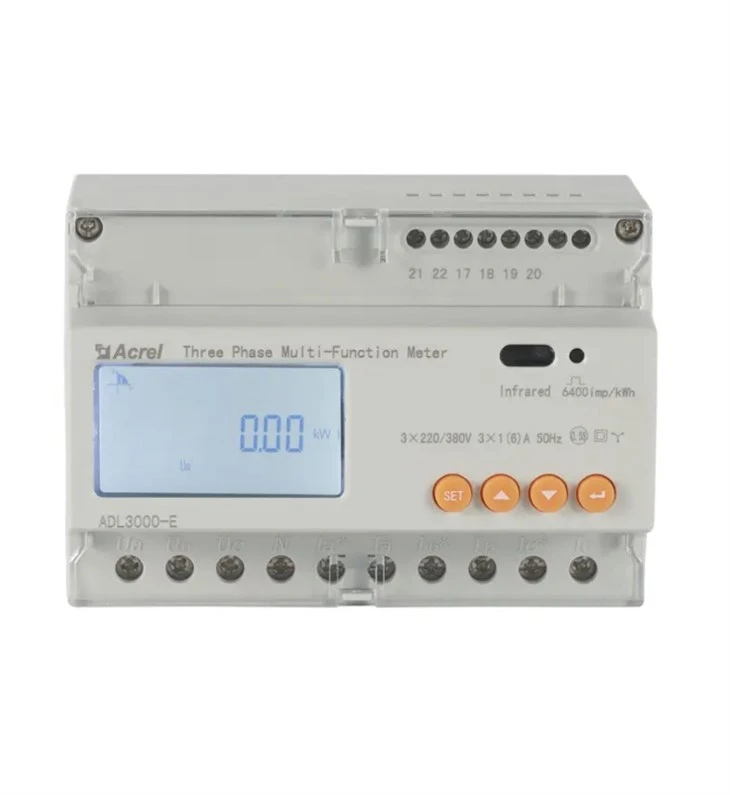 Háromfázisú Din Rail KWh mérő